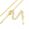 Brass Cable Chain Necklaces for Women NJEW-G084-19G-2