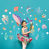 Sea Creatures Theme PVC Wall Stickers DIY-WH0228-897-3