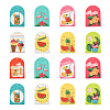 18Pcs 9 Style Summer Theme Opaque Acrylic Pendants SACR-CJ0001-16-1