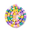 Handmade Polymer Clay Beads Strands X-CLAY-N008-008L-4