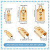 Unicraftale PVD Vacuum Plating 304 Stainless Steel Folding Crimp Ends STAS-UN0005-71-3