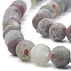 Natural African Bloodstone Beads Strands G-T106-154-2