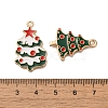 Christmas Theme Alloy Enamel Pendants FIND-M039-01B-3