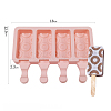 Food Grade DIY Rectangle Ice-cream Silicone Molds DIY-D062-01C-6