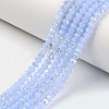 Electroplate Glass Beads Strands EGLA-A034-J4mm-L03-1