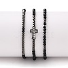 Adjustable Nylon Cord Braided Bead Bracelets Sets BJEW-JB05735-02-2