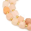 Natural Pink Aventurine Beads  Strand G-I376-D45-01-3