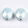 Spray Painted Acrylic Beads MACR-T037-08C-2