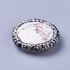 Natural Magnesite Beads and Pendants G-G773-01-3