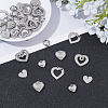 Unicraftale 36Pcs 6 Styles 304 Stainless Steel Stamping Blank Tag Charms STAS-UN0020-70P-3