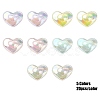 100Pcs 5 Colors Transparent Acrylic Beads TACR-YW0008-10-2