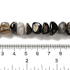 Natural Black Agate Beads Strands G-NH0017-B04-03-5