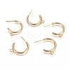 Brass Stud Earring Findings KK-L180-092G-1