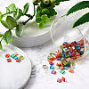 Beadthoven 160Pcs 8 Colors 2-Hole Glass Seed Beads SEED-BT0001-02-5
