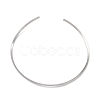 304 Stainless Steel Textured Wire Necklace Making STAS-B036-03P-2