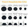 Gorgecraft 20Pcs 5 Style Silicone Hole Plugs AJEW-GF0008-06B-2