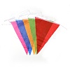 Multicolor Rainbow Pennant Flags Banner AJEW-Z001-01-1