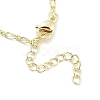 Brass Pendant Necklaces NJEW-B101-04G-03-3