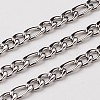 3.28 Feet 304 Stainless Steel Figaro Chains X-CHS-L015-17-1