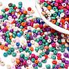 8/0 Mixed Style Round Glass Seed Beads X-SEED-K003-3mm-M05-1