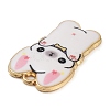 Rack Plating Alloy Enamel Pendants FIND-Q099-10G-02-2