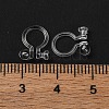 Silicone Clip-on Earring Findings FIND-K019-01C-3