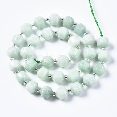 Natural White Jade Beads Strands G-T132-048C-1