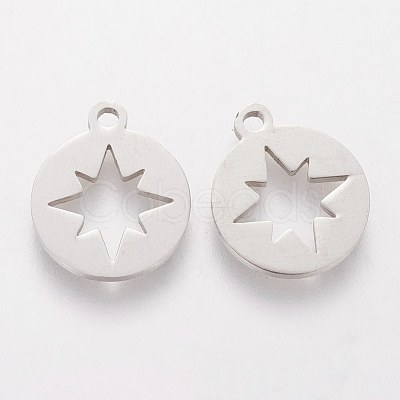 Non-Tarnish 201 Stainless Steel Charms STAS-S105-T059-1