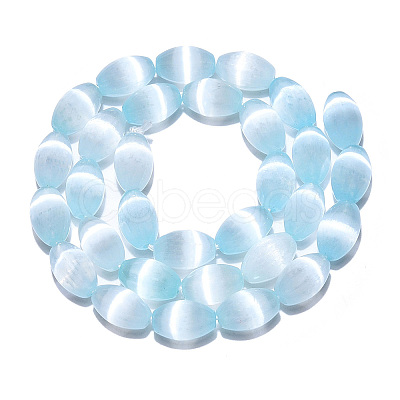 Dyed Natural Selenite Beads Strands G-T138-233D-1