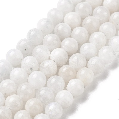 Natural Rainbow Moonstone Beads Strands G-I249-B04-01-1