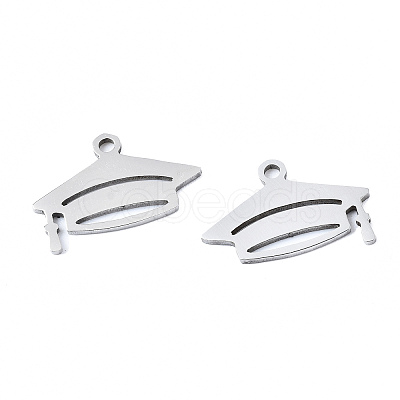 Non-Tarnish 201 Stainless Steel Pendants X-STAS-T044-240P-1