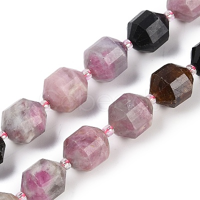 Natural Colorful Tourmaline Beads Strands G-O201B-147H-1