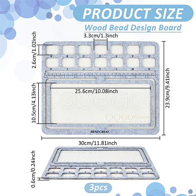 Felt Bead Design Board DIY-WH0419-98A-01-1