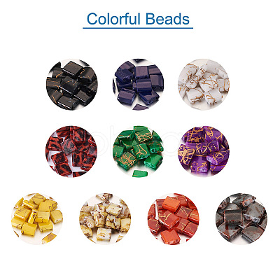 Craftdady 200Pcs 10 Colors Electroplate Glass Seed Beads SEED-CD0001-03B-1