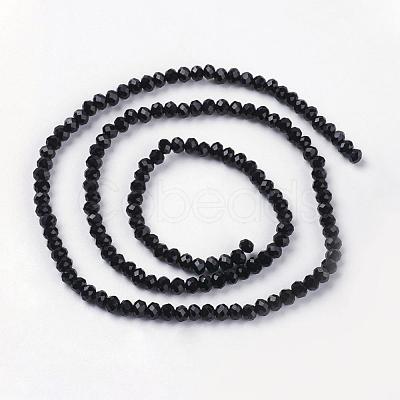 Imitation Crystal Glass Beads GLAA-D030-14-1