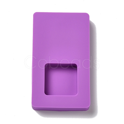 DIY Rectangle Pendant Silicone Molds AJEW-A034-02-1