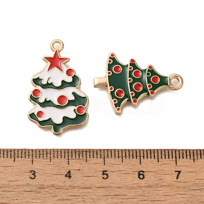 Christmas Theme Alloy Enamel Pendants FIND-M039-01B-1