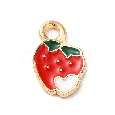 Alloy Enamel Pendants ENAM-E064-25KCG-07-1