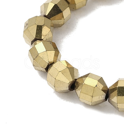 Electroplated Synthetic Non-magnetic Hematite Beads Strands G-I364-L01-01-1