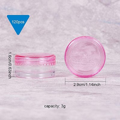 3G Plastic Cosmetic Facial Cream Jar MRMJ-PH0001-11-1