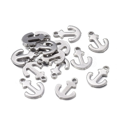 Non-Tarnish 201 Stainless Steel Charms STAS-F255-021P-1