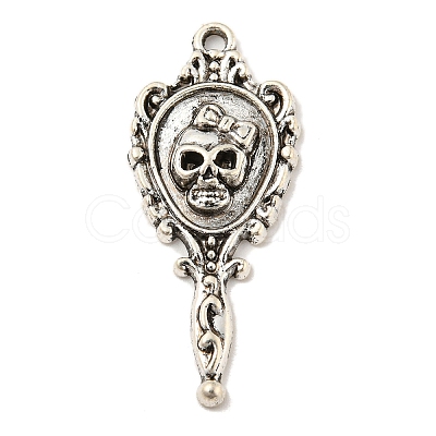 Tibetan Style Alloy Pendants TIBE-L013-09AS-01-1