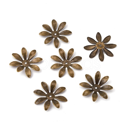 Multi-Petal Iron Bead Caps IFIN-WH0070-08AB-1