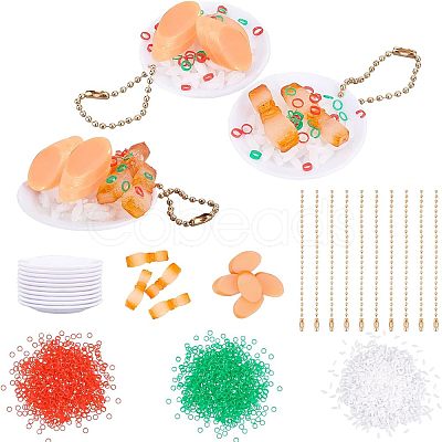 Olycraft DIY Imitation Food Jewelry Making Finding Kits DIY-OC0009-37-1