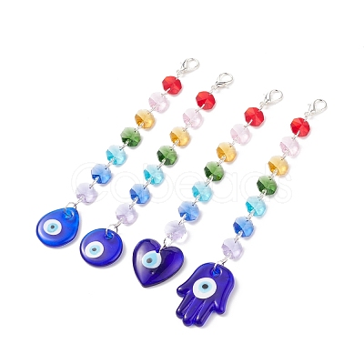 Cheap Handmade Lampwork Evil Eye Pendants Decoration Online Store