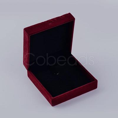 Square Velvet Bracelets Boxes VBOX-D002-01-1