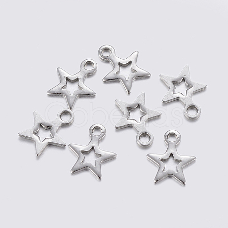 304 Stainless Steel Charms X-STAS-F159-48P-1