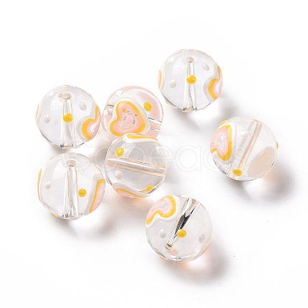 Transparent Glass Beads LAMP-B021-03A-07-1