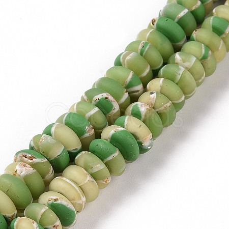 Handmade Polyester Clay Beads Strand X-CLAY-P001-04B-1