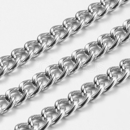 Aluminium Twisted Chains Curb Chains X-CHA-K1509-1
